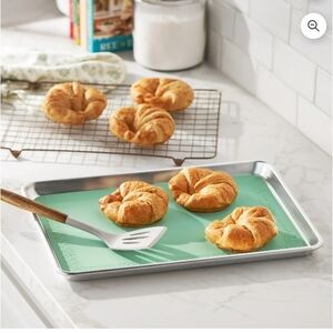 PW Aluminum Sheet Pan Set with Wire Rack & Silicone Baking Mat